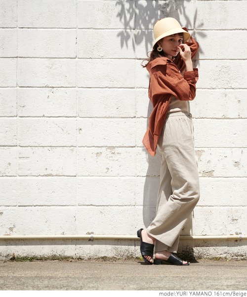 coca(coca)(コカ)の「コットンパンツ(その他パンツ・レディース・ブラック/ベージュ/オレンジ・ONE SIZE)」の10枚目の写真