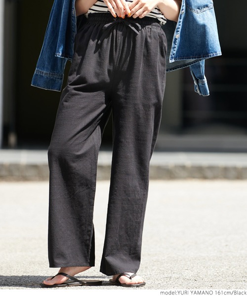 coca(coca)(コカ)の「コットンパンツ(その他パンツ・レディース・ブラック/ベージュ/オレンジ・ONE SIZE)」の7枚目の写真