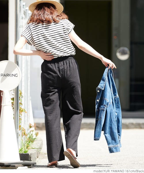 coca(coca)(コカ)の「コットンパンツ(その他パンツ・レディース・ブラック/ベージュ/オレンジ・ONE SIZE)」の6枚目の写真