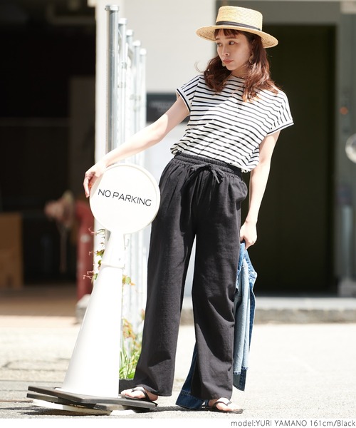 coca(coca)(コカ)の「コットンパンツ(その他パンツ・レディース・ブラック/ベージュ/オレンジ・ONE SIZE)」の5枚目の写真