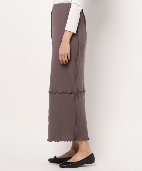 archives（アルシーヴ）の「【setupにも】アウトメローパネル切替スカート（スカート・レディース・オフホワイト/ブラウン/グリーン・MEDIUM）」の4枚目の写真