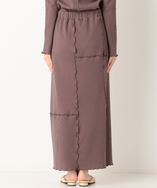 archives（アルシーヴ）の「【setupにも】アウトメローパネル切替スカート（スカート・レディース・オフホワイト/ブラウン/グリーン・MEDIUM）」の6枚目の写真