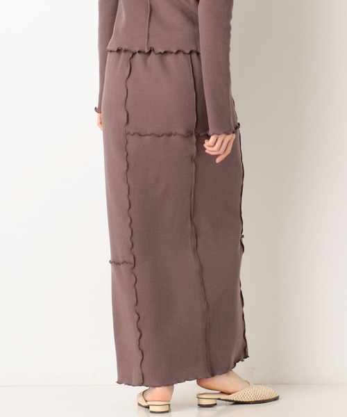 archives（アルシーヴ）の「【setupにも】アウトメローパネル切替スカート（スカート・レディース・オフホワイト/ブラウン/グリーン・MEDIUM）」の8枚目の写真