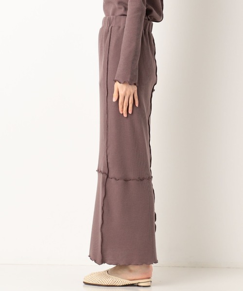 archives（アルシーヴ）の「【setupにも】アウトメローパネル切替スカート（スカート・レディース・オフホワイト/ブラウン/グリーン・MEDIUM）」の7枚目の写真