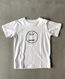 OMNES | キッズ 綿麻カットプリント半袖Tシャツ(Tシャツ/カットソー)