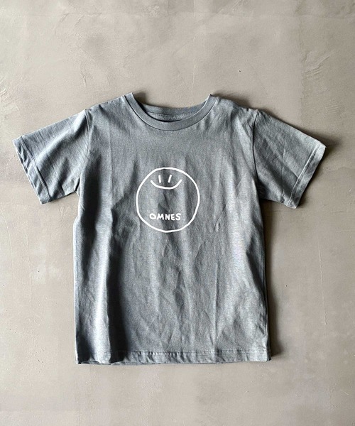 OMNES（オムネス）の「キッズ 綿麻カットプリント半袖Tシャツ（Tシャツ/カットソー・キッズ・ホワイト系その他2/ホワイト系その他3/ホワイト系その他4/ホワイト系その他5/ブラック系その他2/グレー系その他2/ブラウン系その他2/ピンク系その他2/ピンク系その他3/ピンク系その他/パープル系その他/ベージュ系その他2/ブルー系その他2/パープル系その他2/ホワイト系その他/ベージュ系その他/ブルー系その他/ブラック系その他/グレー系その他/ブラウン系その他・120/130/140/100/110）」の9枚目の写真