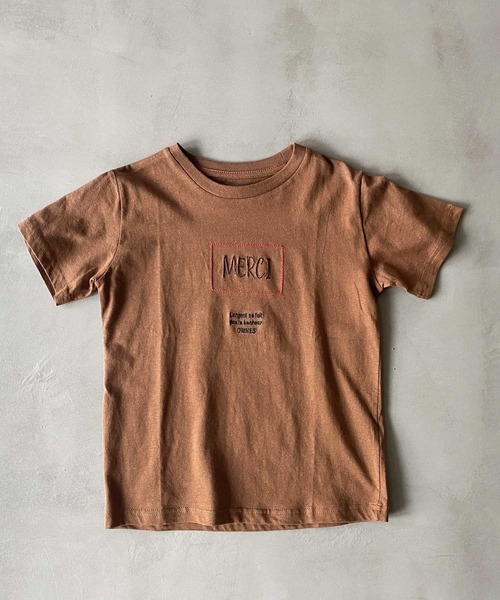 OMNES（オムネス）の「キッズ 綿麻カットプリント半袖Tシャツ（Tシャツ/カットソー・キッズ・ホワイト系その他2/ホワイト系その他3/ホワイト系その他4/ホワイト系その他5/ブラック系その他2/グレー系その他2/ブラウン系その他2/ピンク系その他2/ピンク系その他3/ピンク系その他/パープル系その他/ベージュ系その他2/ブルー系その他2/パープル系その他2/ホワイト系その他/ベージュ系その他/ブルー系その他/ブラック系その他/グレー系その他/ブラウン系その他・120/130/140/100/110）」の11枚目の写真