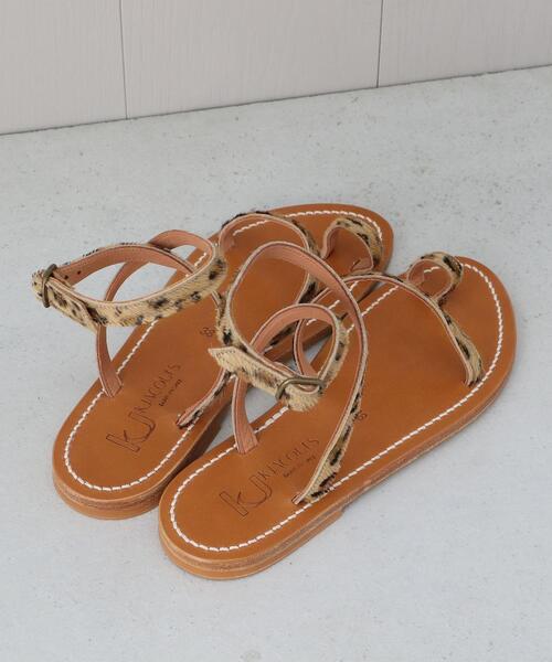 BEAUTY&YOUTH UNITED ARROWS(ビューティーアンドユースユナイテッドアローズ)の「<K Jacques>LOKI LEOPARD MOTIF SANDALS/サンダル. ο(サンダル・レディース・ベージュ・35/38/36/37)」の5枚目の写真