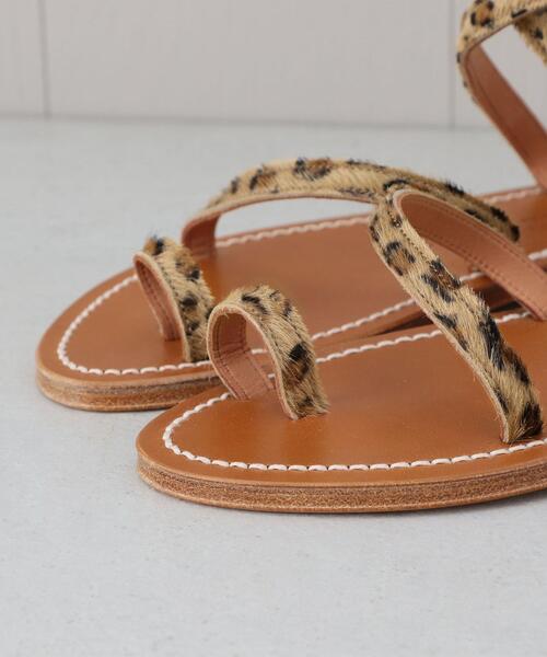 BEAUTY&YOUTH UNITED ARROWS(ビューティーアンドユースユナイテッドアローズ)の「<K Jacques>LOKI LEOPARD MOTIF SANDALS/サンダル. ο(サンダル・レディース・ベージュ・35/38/36/37)」の6枚目の写真