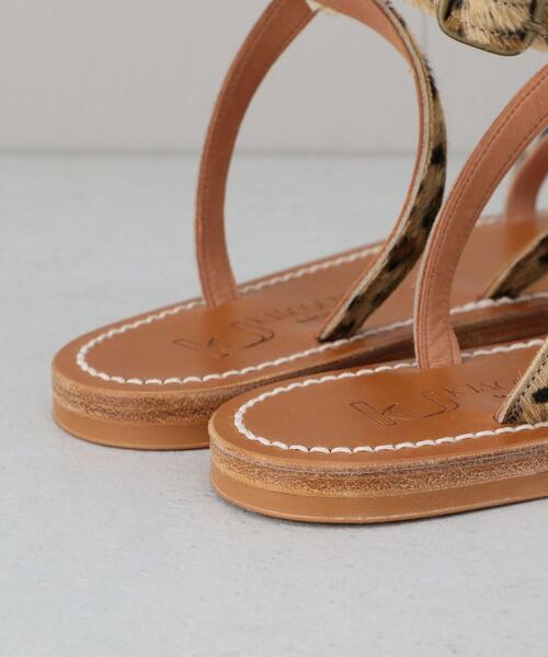 BEAUTY&YOUTH UNITED ARROWS(ビューティーアンドユースユナイテッドアローズ)の「<K Jacques>LOKI LEOPARD MOTIF SANDALS/サンダル. ο(サンダル・レディース・ベージュ・35/38/36/37)」の7枚目の写真