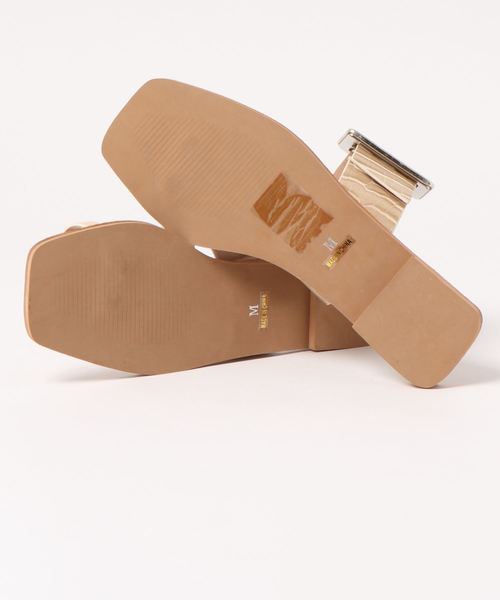 Cheek(チーク)の「ベルトトングサンダル(サンダル・レディース・ブラック/ベージュ・MEDIUM/LARGE)」の12枚目の写真