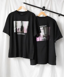 /pledge/ビッグシルエット　グラフィックデザインTシャツ