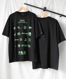 /pledge/ビッグシルエット グラフィックデザインTシャツ