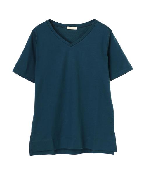 earth music&ecology（アースミュージックアンドエコロジー）の「Vネックプルオーバー ＊（Tシャツ/カットソー・レディース・オフホワイト/その他7/グレイッシュベージュ/ブラック/ダークグリーン/ネイビー・FREE）」の19枚目の写真