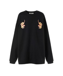 Onitsuka Tiger 長袖Tシャツ 即発【Onitsuka Tiger】グラフィック ロンT 長袖 バックプリント