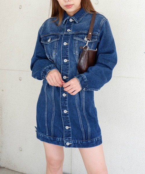 SPIRALGIRL（スパイラルガール）の「デニムミニワンピース