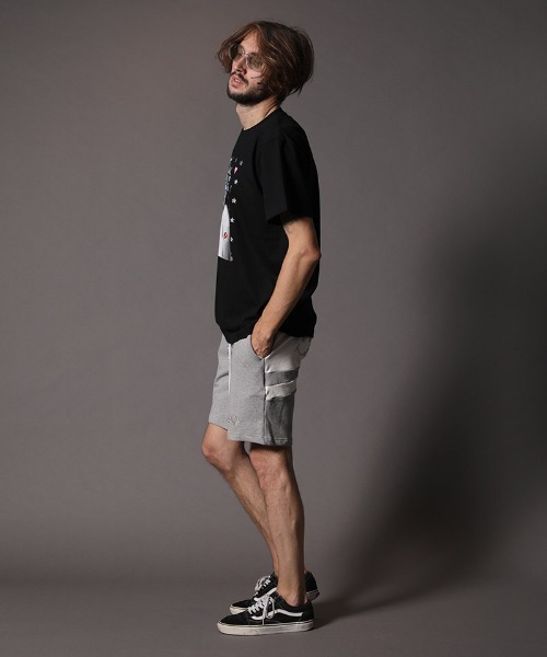 STUD MUFFIN（スタッドマフィン）の「mt6863-5.6OZコットン天竺 WHOAREYOUシークイン S-S  Tシャツ（Tシャツ/カットソー・メンズ・ホワイト/ブラック・4/2/3）」の14枚目の写真