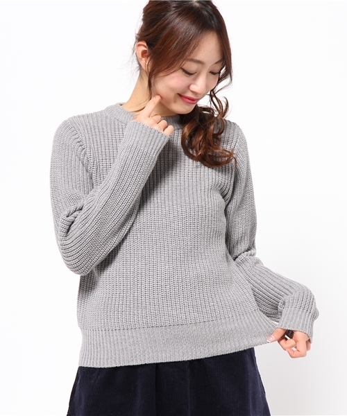 Kastane（カスタネ）の「【Kastane】畦プルオーバー（ニット/セーター・レディース・ブラウン/ブラック/オレンジ/ネイビー/アイボリー/グレー/ベージュ・FREE）」の20枚目の写真