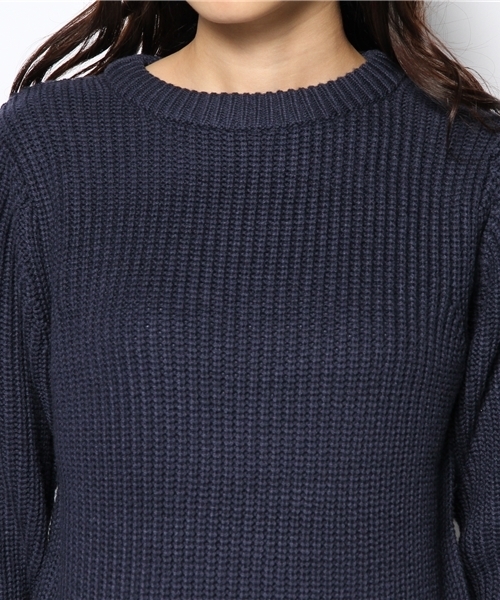 Kastane（カスタネ）の「【Kastane】畦プルオーバー（ニット/セーター・レディース・ブラウン/ブラック/オレンジ/ネイビー/アイボリー/グレー/ベージュ・FREE）」の11枚目の写真