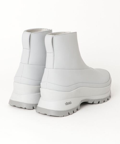 ATTACHMENT（アタッチメント）の「COATED CLOTH FRONT ZIP BOOTS（スニーカー・メンズ・ブラック/ライトグレー・42/41）」の3枚目の写真