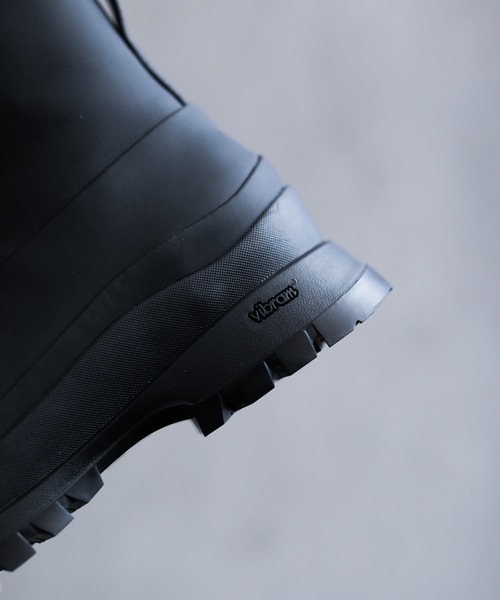 ATTACHMENT（アタッチメント）の「COATED CLOTH FRONT ZIP BOOTS（スニーカー・メンズ・ブラック/ライトグレー・42/41）」の9枚目の写真