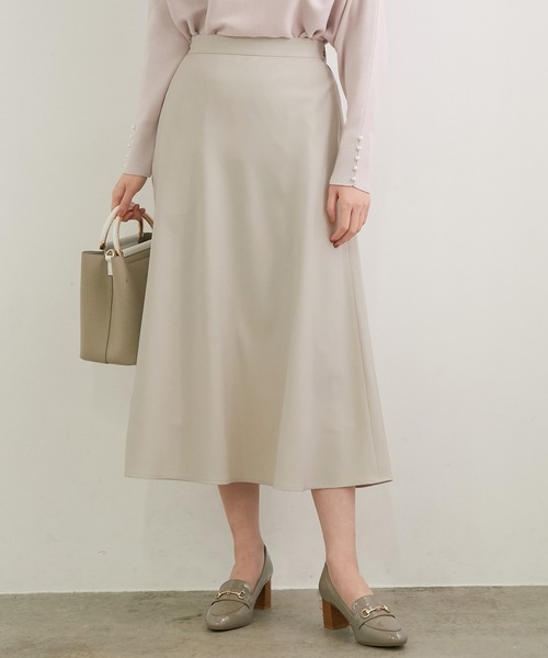 ROPE' PICNIC(ロペピクニック)の「プレミアムフィール ミドル丈スカート(スカート・レディース・ネイビー/グレー系その他/ピンク・36/38/40)」の2枚目の写真