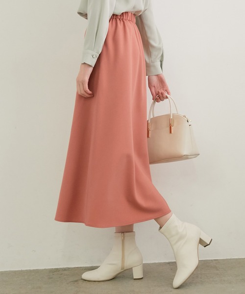 ROPE' PICNIC(ロペピクニック)の「プレミアムフィール ミドル丈スカート(スカート・レディース・ネイビー/グレー系その他/ピンク・36/38/40)」の1枚目の写真