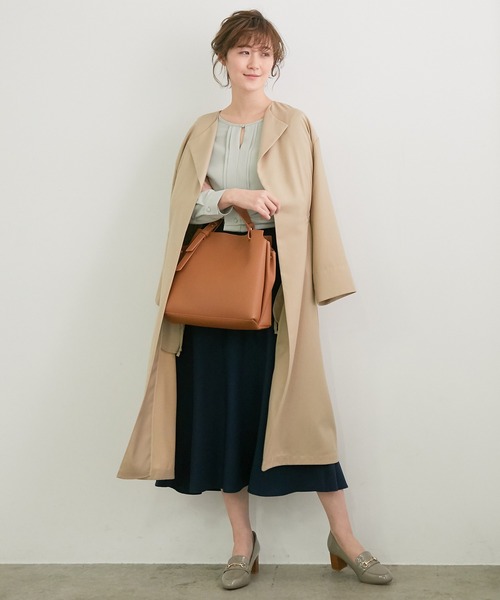 ROPE' PICNIC(ロペピクニック)の「プレミアムフィール ミドル丈スカート(スカート・レディース・ネイビー/グレー系その他/ピンク・36/38/40)」の16枚目の写真