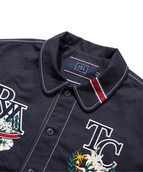 ROMANTIC CROWN（ロマンティッククラウン）の「【ROMANTIC CROWN】RMTC CLUB CARDIGAN / ロマンティッククラウン クラブ ロゴ レタードカーディガン（カーディガン/ボレロ・メンズ・オートミール/ネイビー・X-LARGE/MEDIUM/SMALL/LARGE）」の19枚目の写真