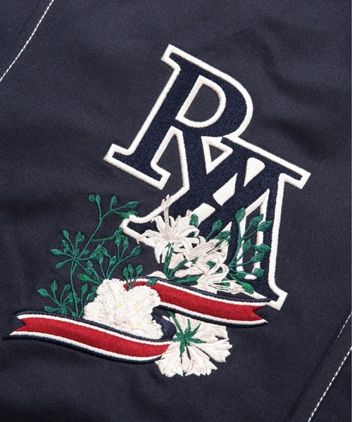ROMANTIC CROWN（ロマンティッククラウン）の「【ROMANTIC CROWN】RMTC CLUB CARDIGAN / ロマンティッククラウン クラブ ロゴ レタードカーディガン（カーディガン/ボレロ・メンズ・オートミール/ネイビー・X-LARGE/MEDIUM/SMALL/LARGE）」の22枚目の写真