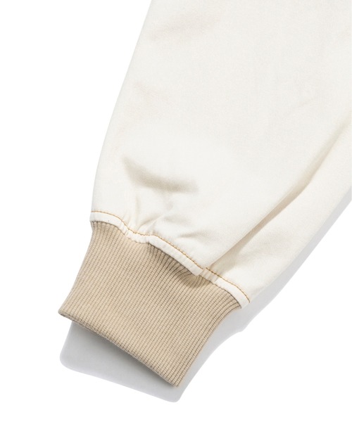 ROMANTIC CROWN（ロマンティッククラウン）の「【ROMANTIC CROWN】RMTC CLUB CARDIGAN / ロマンティッククラウン クラブ ロゴ レタードカーディガン（カーディガン/ボレロ・メンズ・オートミール/ネイビー・X-LARGE/MEDIUM/SMALL/LARGE）」の11枚目の写真