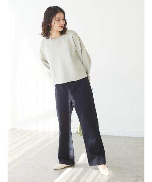 Green Parks(グリーンパークス)の「ベイカーパンツ*(その他パンツ・レディース・アイボリー/ネイビー/ベージュ・FREE)」の8枚目の写真