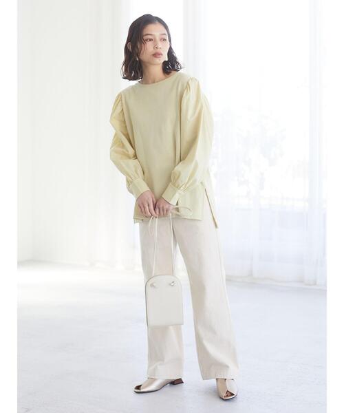 Green Parks(グリーンパークス)の「ベイカーパンツ*(その他パンツ・レディース・アイボリー/ネイビー/ベージュ・FREE)」の10枚目の写真