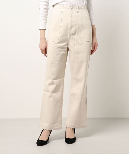 Green Parks(グリーンパークス)の「ベイカーパンツ*(その他パンツ・レディース・アイボリー/ネイビー/ベージュ・FREE)」の19枚目の写真