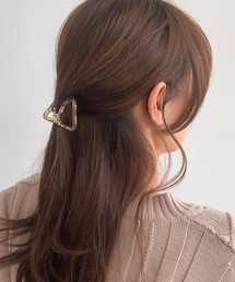 florist | アセチのべっ甲さんかくヘアクリップ(バレッタ/ヘアクリップ)