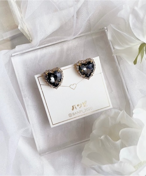 バンピ ハートビジューイヤリング イヤリング Tone トーン のファッション通販 Zozotown