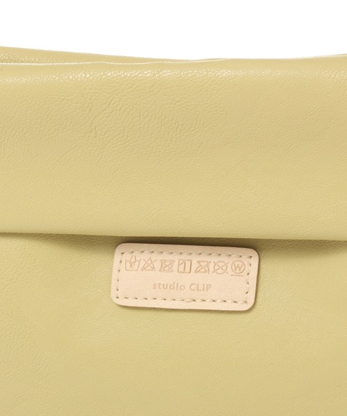 studio CLIP（スタディオクリップ）の「洗える合皮サコッシュショルダー（ショルダーバッグ・レディース・ホワイト/その他1/イエロー・FREE）」の14枚目の写真