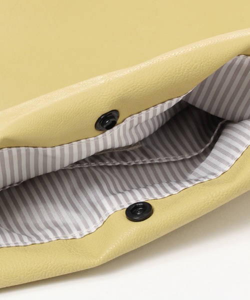 studio CLIP（スタディオクリップ）の「洗える合皮サコッシュショルダー（ショルダーバッグ・レディース・ホワイト/その他1/イエロー・FREE）」の16枚目の写真