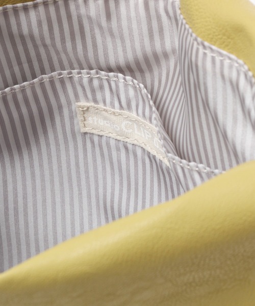 studio CLIP（スタディオクリップ）の「洗える合皮サコッシュショルダー（ショルダーバッグ・レディース・ホワイト/その他1/イエロー・FREE）」の19枚目の写真