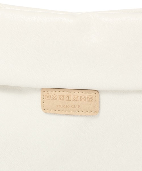 studio CLIP（スタディオクリップ）の「洗える合皮サコッシュショルダー（ショルダーバッグ・レディース・ホワイト/その他1/イエロー・FREE）」の7枚目の写真