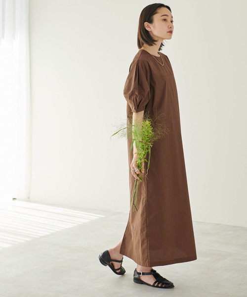 forksy.】パフスリーブバックスリットワンピース forksy.│MONO-MART