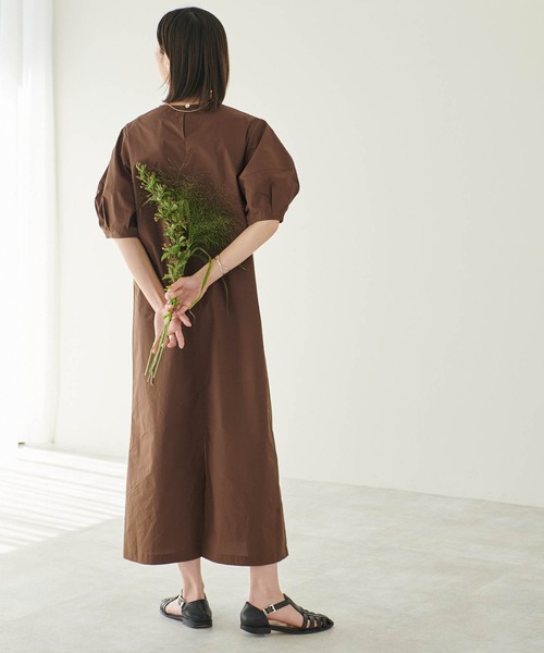 forksy.】パフスリーブバックスリットワンピース forksy.│MONO-MART