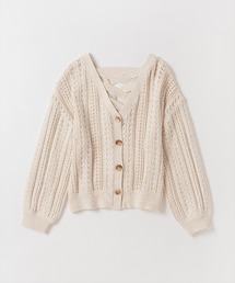 WILLSELECTION | 透かし柄バックレースアップカーディガン(カーディガン/ボレロ)