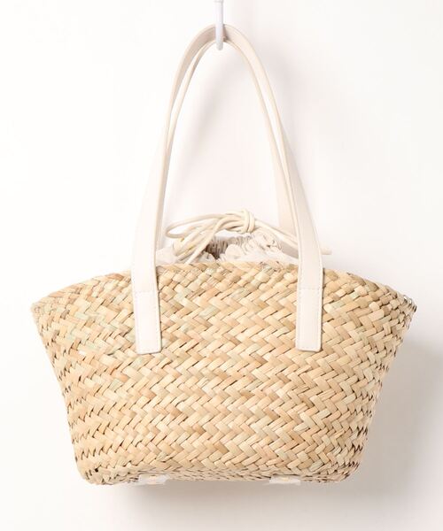 Samantha Thavasa(サマンサタバサ)の「レターポケット バケットトートバッグ 小サイズ(トートバッグ・レディース・ホワイト/ブラウン/ピンク・FREE)」の6枚目の写真