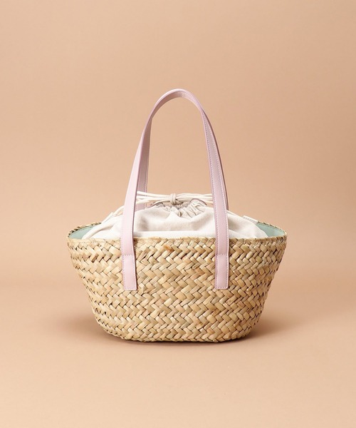 Samantha Thavasa(サマンサタバサ)の「レターポケット バケットトートバッグ 小サイズ(トートバッグ・レディース・ホワイト/ブラウン/ピンク・FREE)」の9枚目の写真