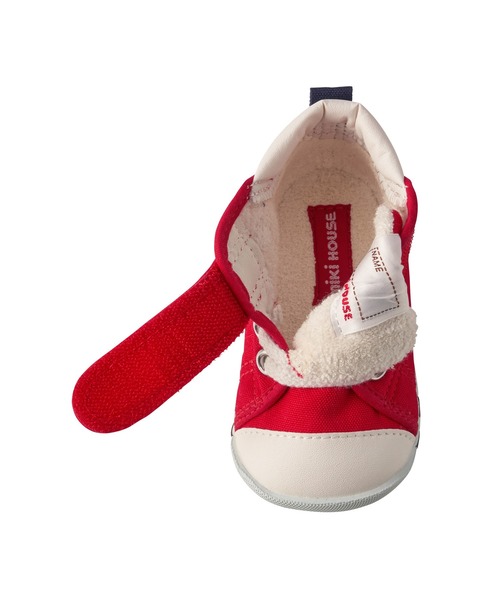 MIKI HOUSE（ミキハウス）の「mロゴファーストベビーシューズ（ベビーシューズ/ベビーソックス・キッズ・レッド/インディゴブルー/マルチ/ホワイト・11.5/13cm/12cm/13.5/12.5）」の17枚目の写真