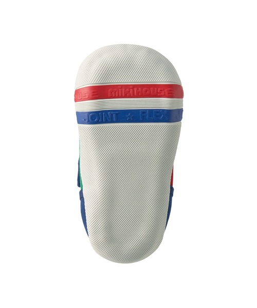 MIKI HOUSE（ミキハウス）の「mロゴファーストベビーシューズ（ベビーシューズ/ベビーソックス・キッズ・レッド/インディゴブルー/マルチ/ホワイト・11.5/13cm/12cm/13.5/12.5）」の21枚目の写真