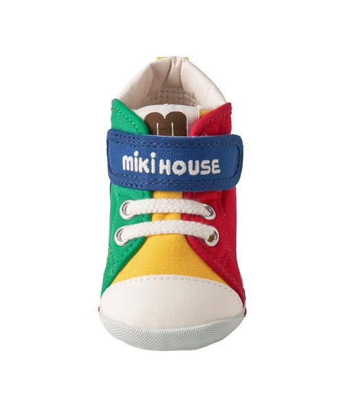 MIKI HOUSE（ミキハウス）の「mロゴファーストベビーシューズ（ベビーシューズ/ベビーソックス・キッズ・レッド/インディゴブルー/マルチ/ホワイト・11.5/13cm/12cm/13.5/12.5）」の22枚目の写真