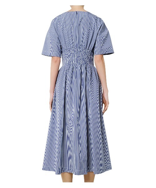 LE CIEL BLEU（ルシェルブルー）の「Gingham Check Round Form