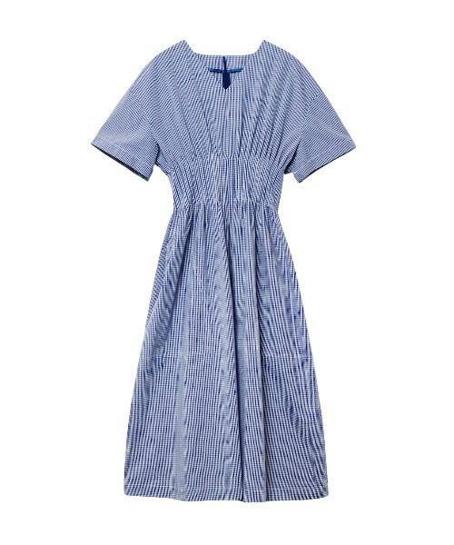 LE CIEL BLEU（ルシェルブルー）の「Gingham Check Round Form